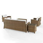 Crosley Bradenton 5-teiliges Drehsessel- und Sofa-Set