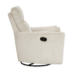 Braidy Corduroy Drehsessel mit manueller Verstellmöglichkeit