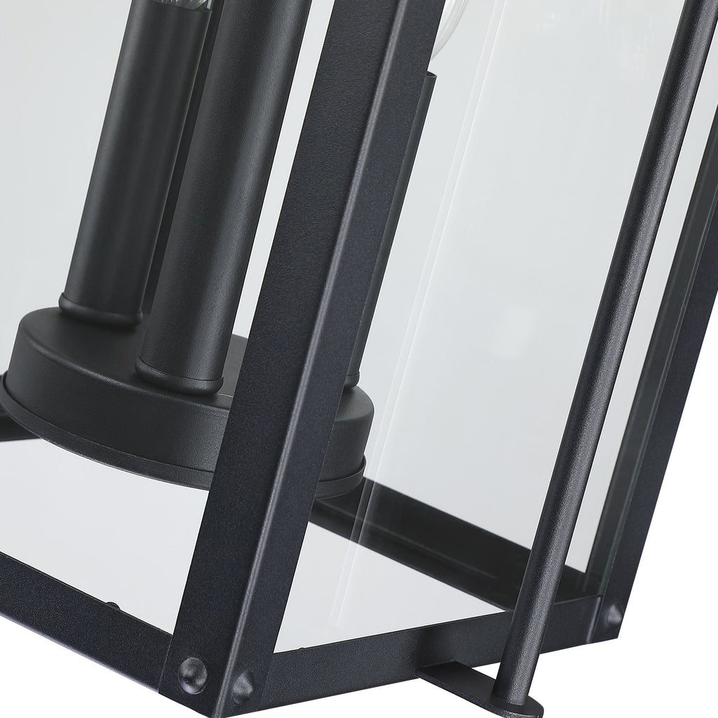 Brits Schwarze Außenwandlaterne