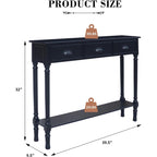 Burlington Holz-Konsolentisch mit 3 Schubladen für den Flur