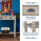 Burlington Holz-Konsolentisch mit 3 Schubladen für den Flur