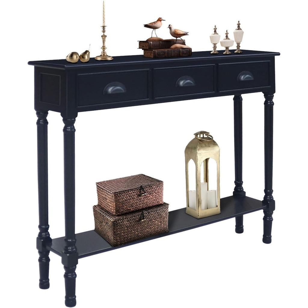 Burlington Holz-Konsolentisch mit 3 Schubladen für den Flur