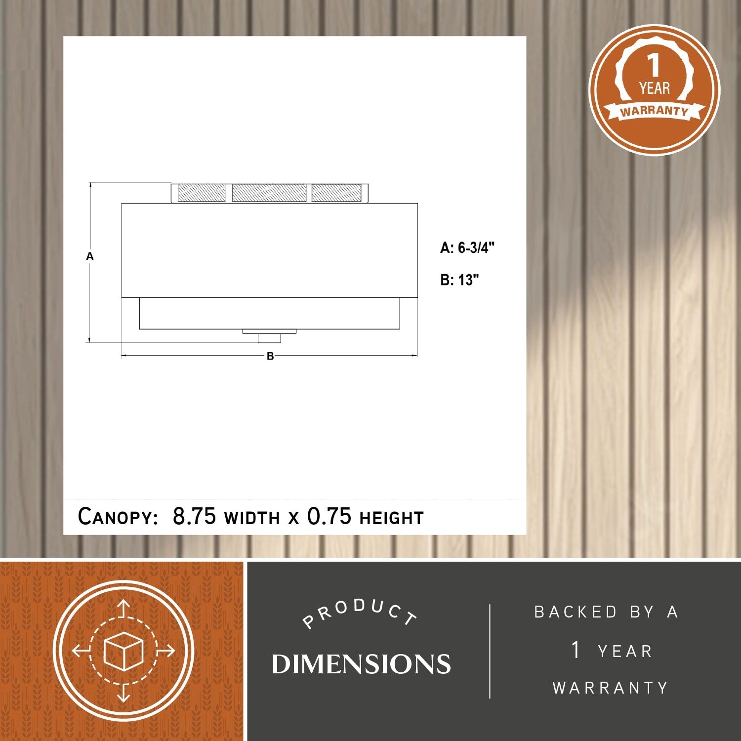 Burnaby Mid-Century Modern Deckenleuchte mit weißem Leinenschirm