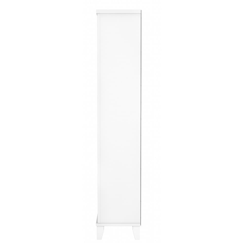 Bush Furniture Somerset Hohes Bücherregal mit 5 verstellbaren Regalböden