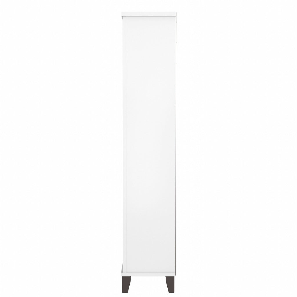 Bush Furniture Somerset Hohes Bücherregal mit 5 verstellbaren Regalböden