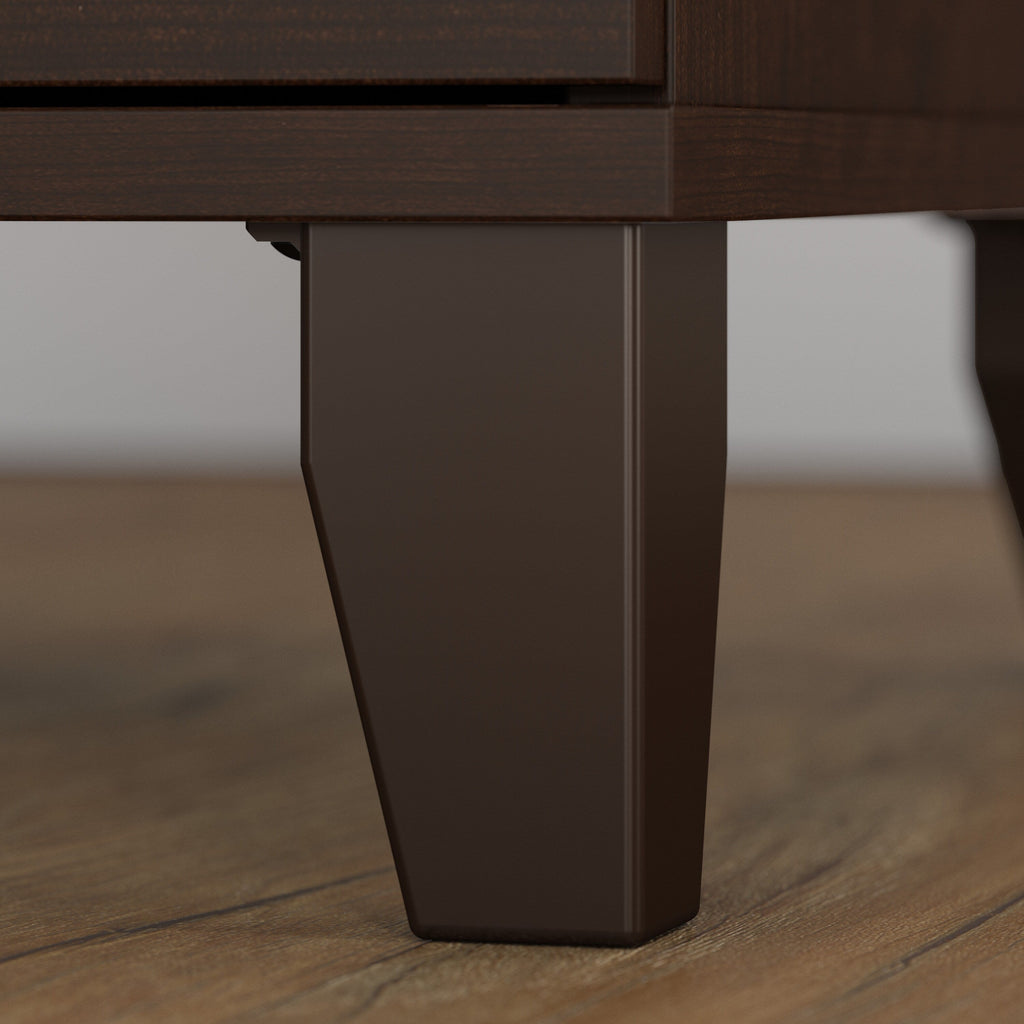 Bush Furniture Somerset Hohes Bücherregal mit 5 verstellbaren Regalböden