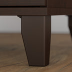 Bush Furniture Somerset Hohes Bücherregal mit 5 verstellbaren Regalböden