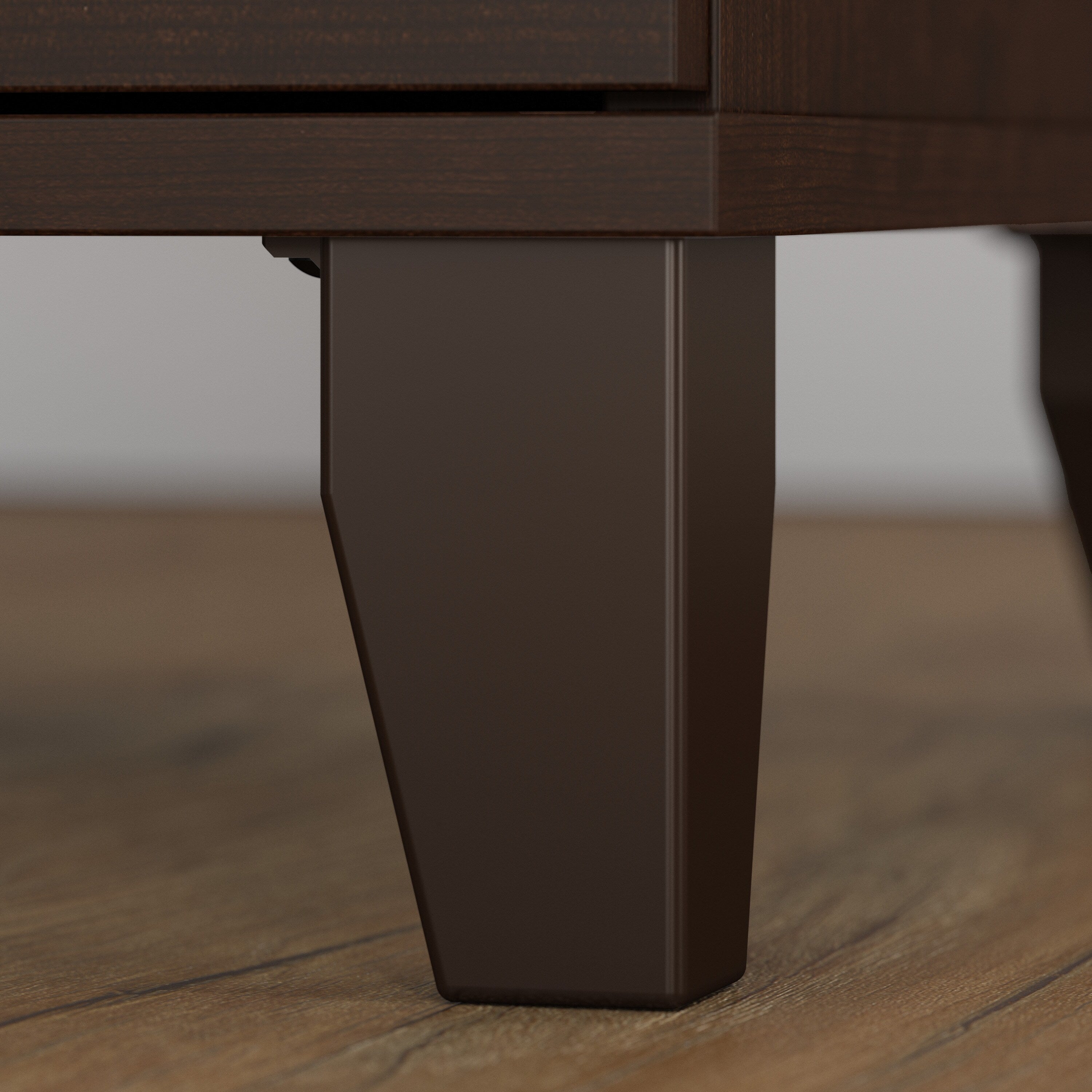 Bush Furniture Somerset Hohes Bücherregal mit 5 verstellbaren Regalböden