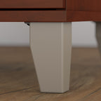 Bush Furniture Somerset Hohes Bücherregal mit 5 verstellbaren Regalböden