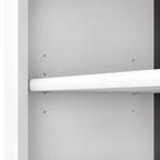 Bush Furniture Somerset Hohes Bücherregal mit 5 verstellbaren Regalböden