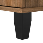 Bush Furniture Somerset Hohes Bücherregal mit 5 verstellbaren Regalböden