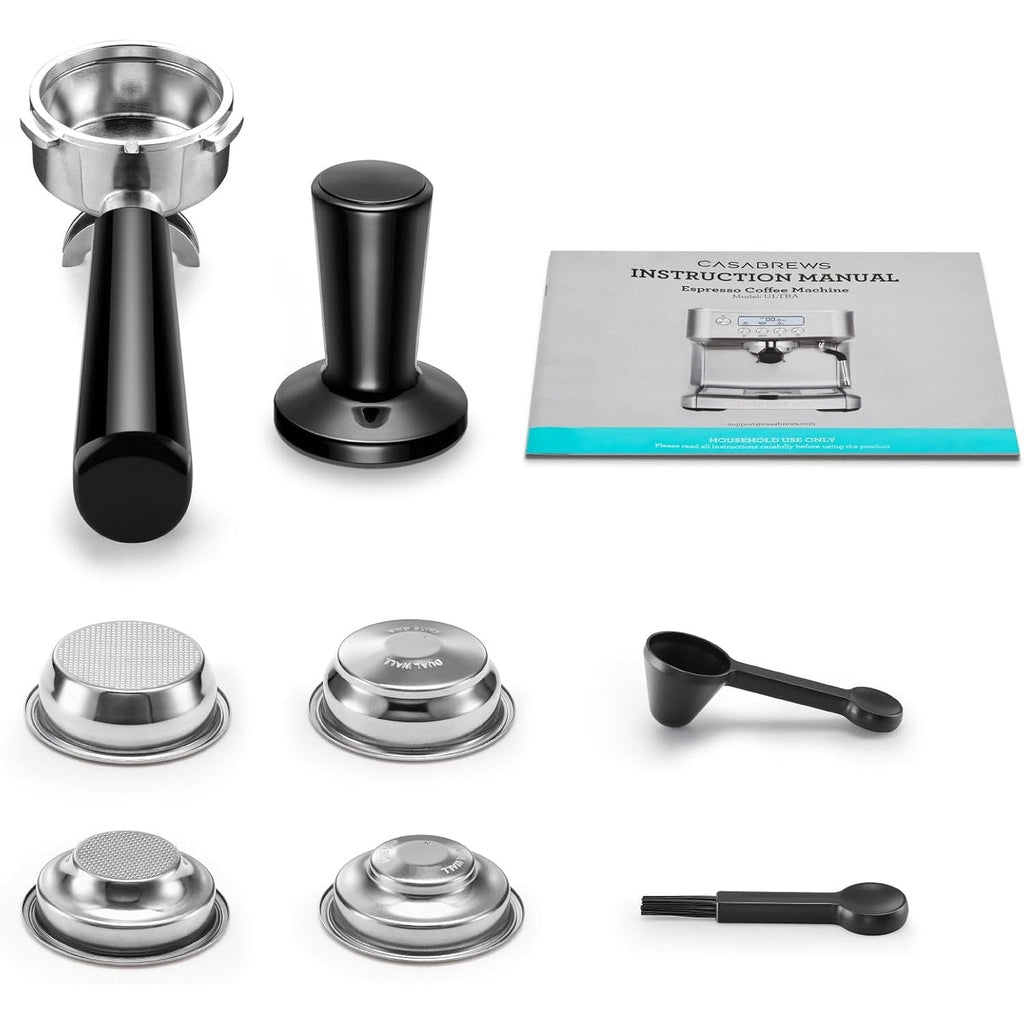 CASABREWS Ultra All-in-One Espressomaschine mit LCD-Display, Silber