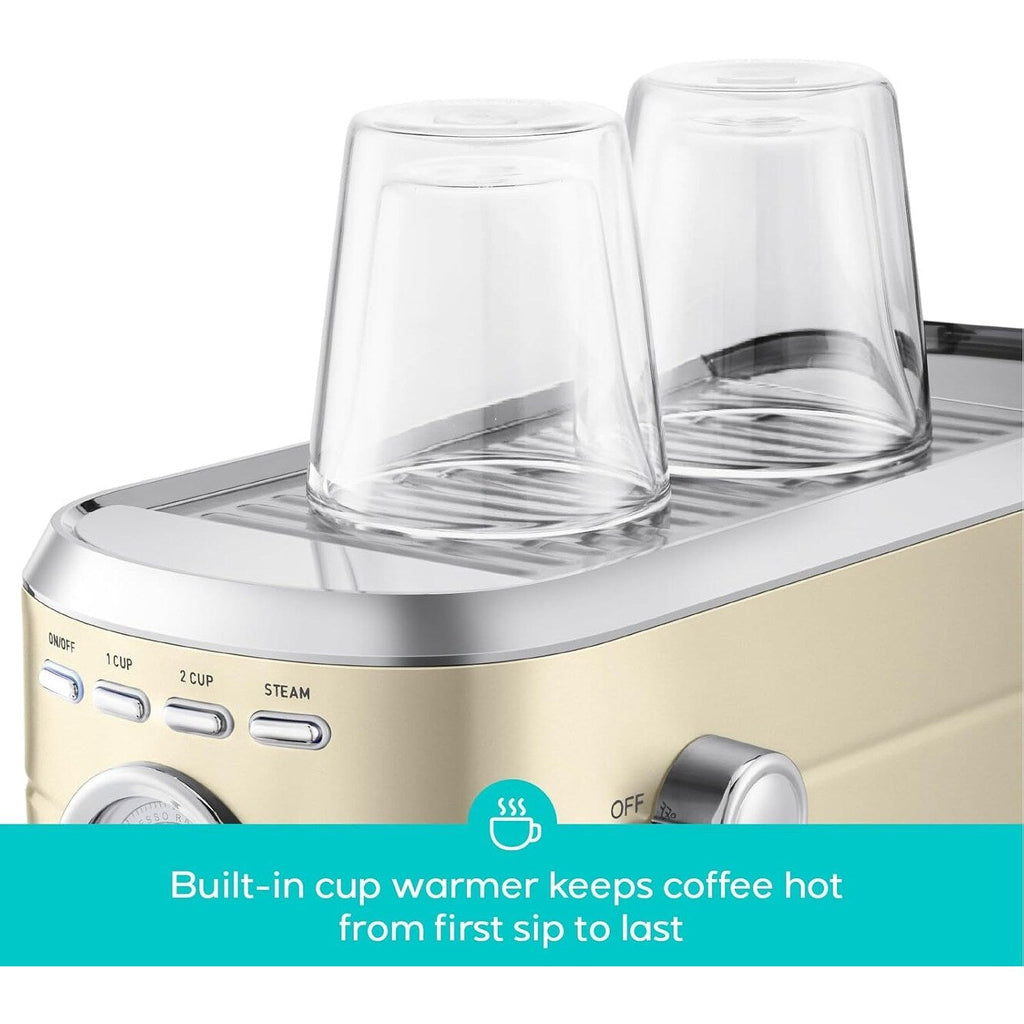 CASABREWS CM5418 Espressomaschine 20 Bar mit Milchaufschäumdüse