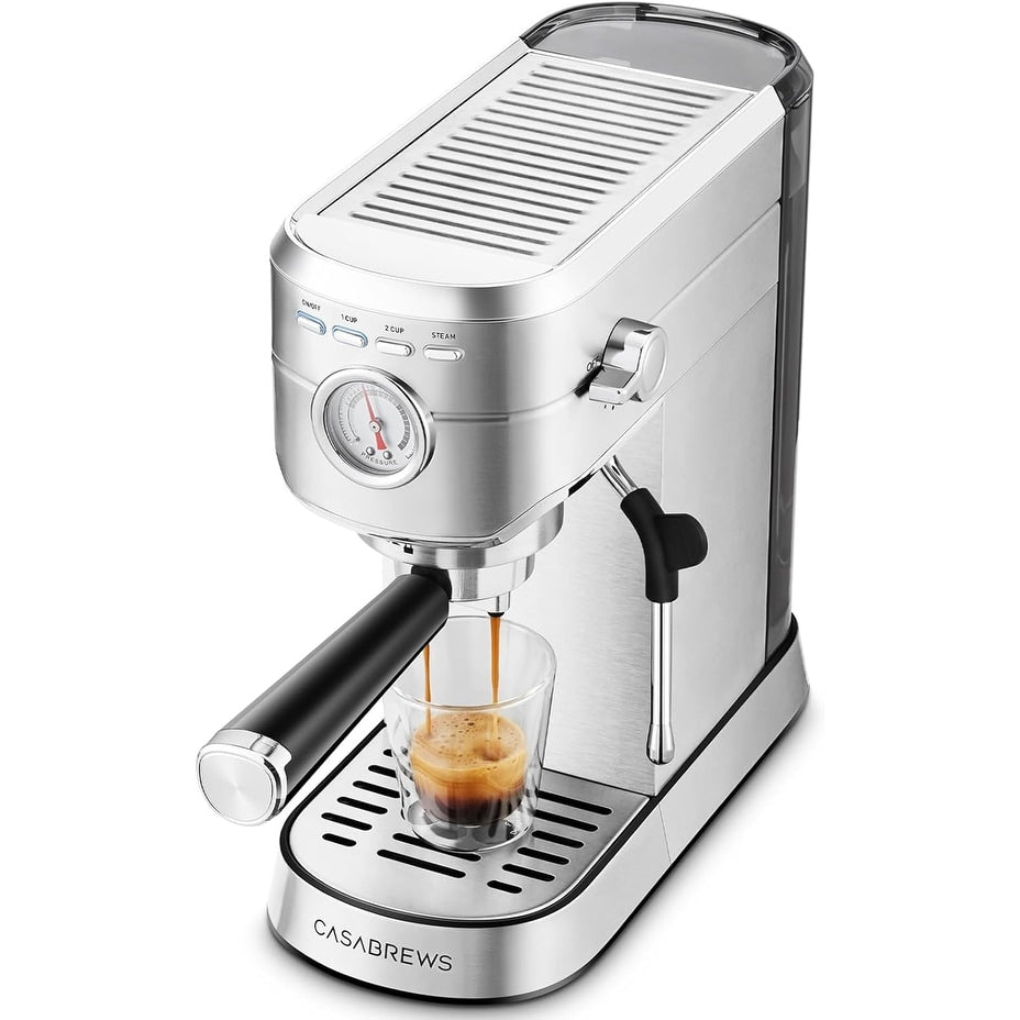 CASABREWS CM5418 Espressomaschine 20 Bar mit Milchaufschäumdüse