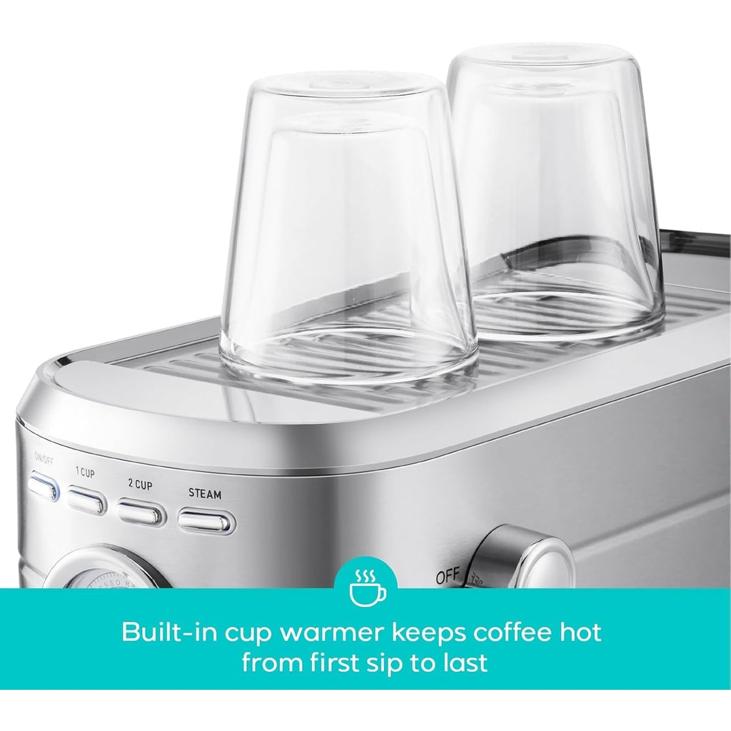 CASABREWS CM5418 Espressomaschine 20 Bar mit Milchaufschäumdüse