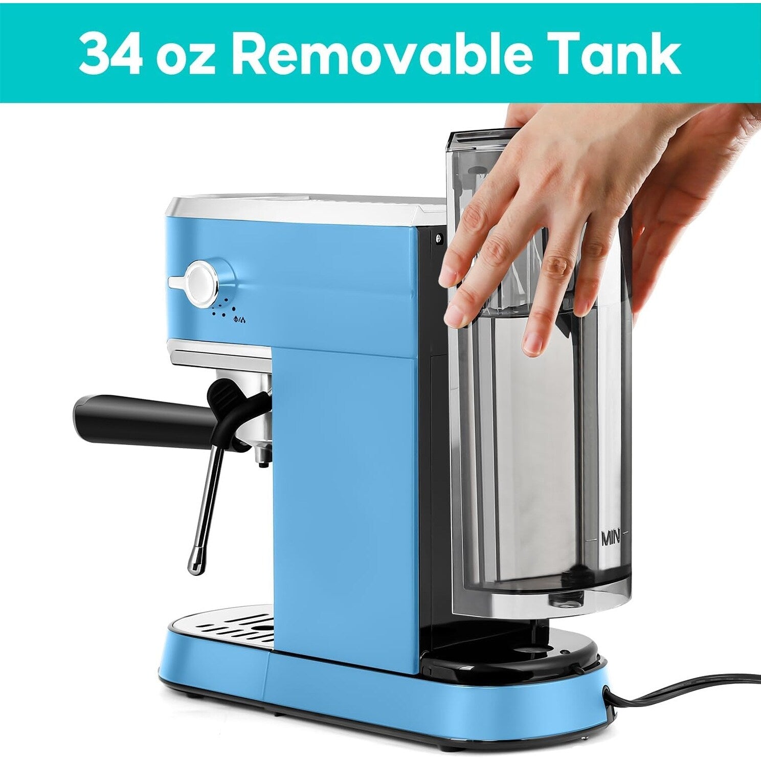 CASABREWS CM5418 Espressomaschine 20 Bar mit Milchaufschäumsystem - Nicht verfügbar