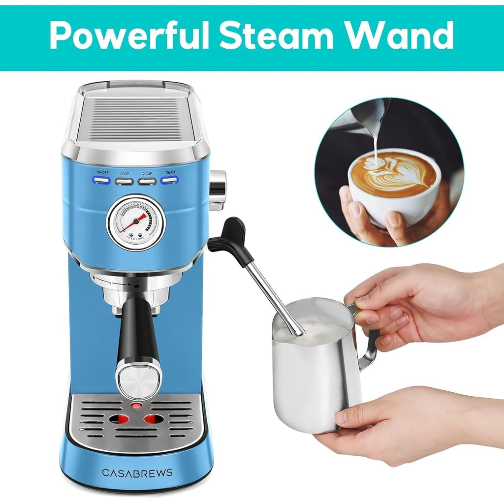 CASABREWS CM5418 Espressomaschine 20 Bar mit Milchaufschäumsystem - Nicht verfügbar