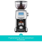 CASABREWS Tornado Elektrische Kaffeemühle mit konischem Mahlwerk, Silber - Nicht verfügbar