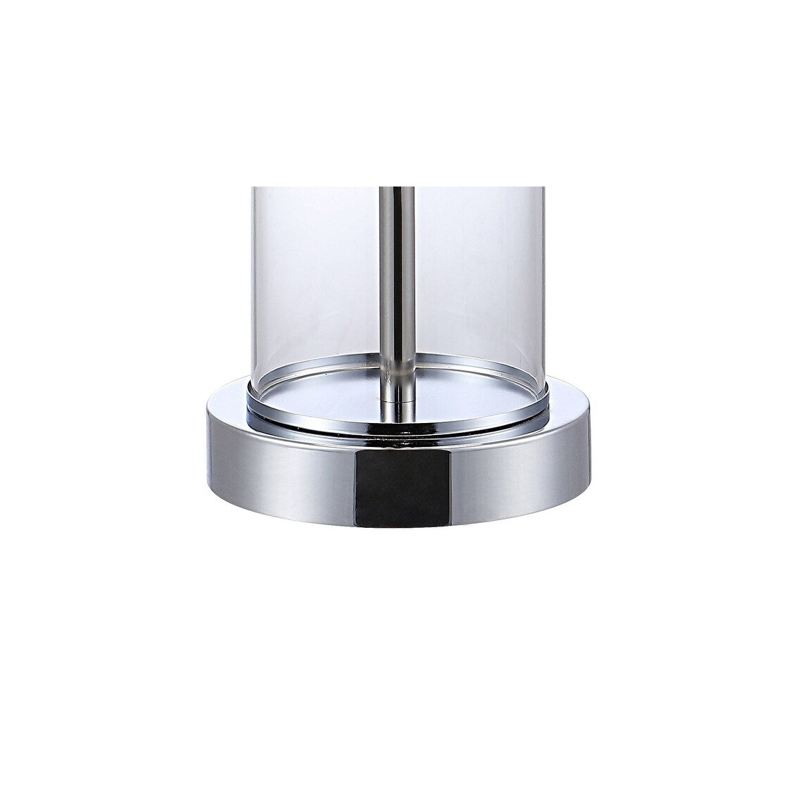 Cabell 21 Moderne LED-Tischleuchte aus Glas mit USB-Ladefunktion, geöltes Bronze-Finish (2er-Set) von JONATHAN Y