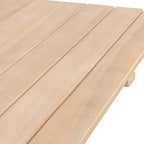 Cadiz Modernes 3-teiliges Bistro-Set aus Akazienholz im Küstenstil für den Außenbereich, faltbar, von JONATHAN Y