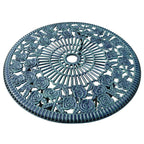 Camellia Bistro-Set, 3-teilig, aus Aluminiumguss, Verdi Green, bestehend aus Tisch und 2 Stühlen