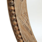 Ovaler Wandspiegel „Cameo“ mit Holzrahmen, 81 cm (32 Zoll), Badezimmerspiegel – 81 cm H x 61 cm B x 3,2 cm T