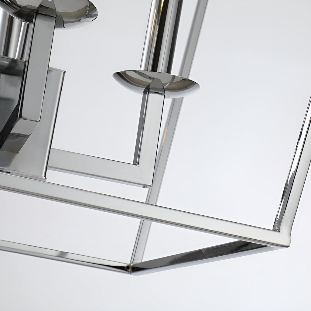 Laternenleuchte im Kerzenstil für Treppenhaus oder Kücheninsel, offener Käfig-Kronleuchter - Nicht verfügbar