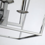 Laternenleuchte im Kerzenstil für Treppenhaus oder Kücheninsel, offener Käfig-Kronleuchter - Nicht verfügbar