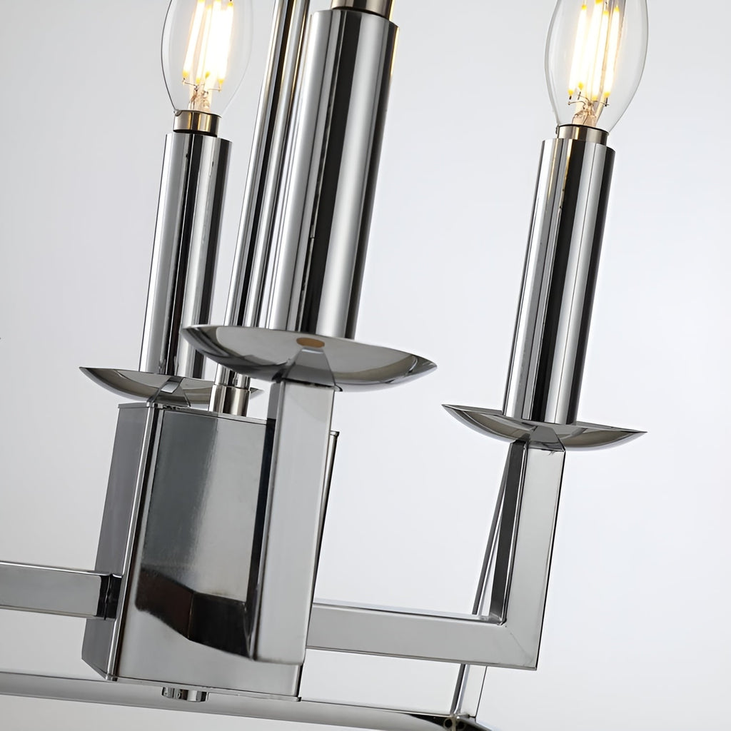 Laternenleuchte im Kerzenstil für Treppenhaus oder Kücheninsel, offener Käfig-Kronleuchter - Nicht verfügbar