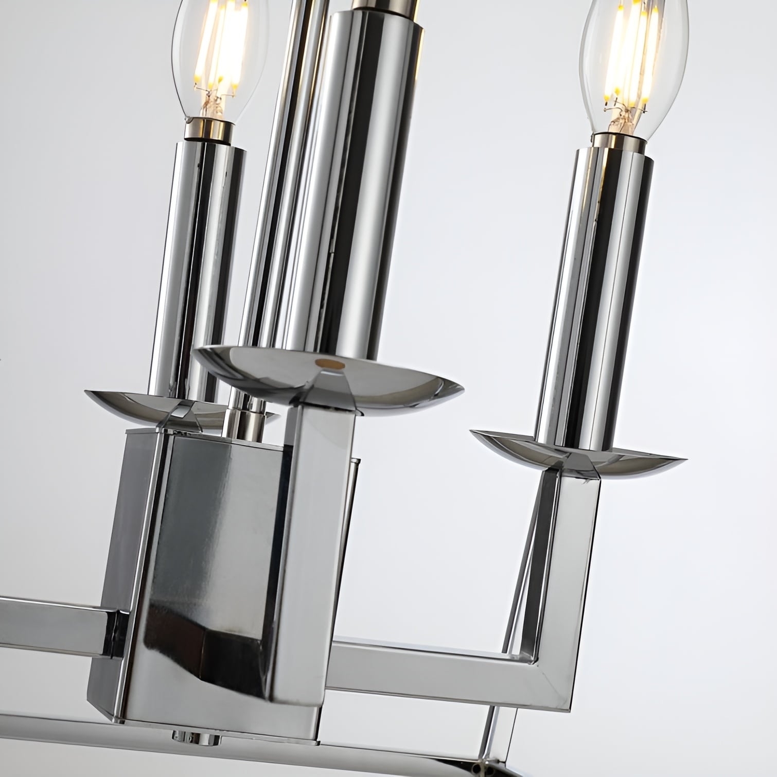 Laternenleuchte im Kerzenstil für Treppenhaus oder Kücheninsel, offener Käfig-Kronleuchter - Nicht verfügbar