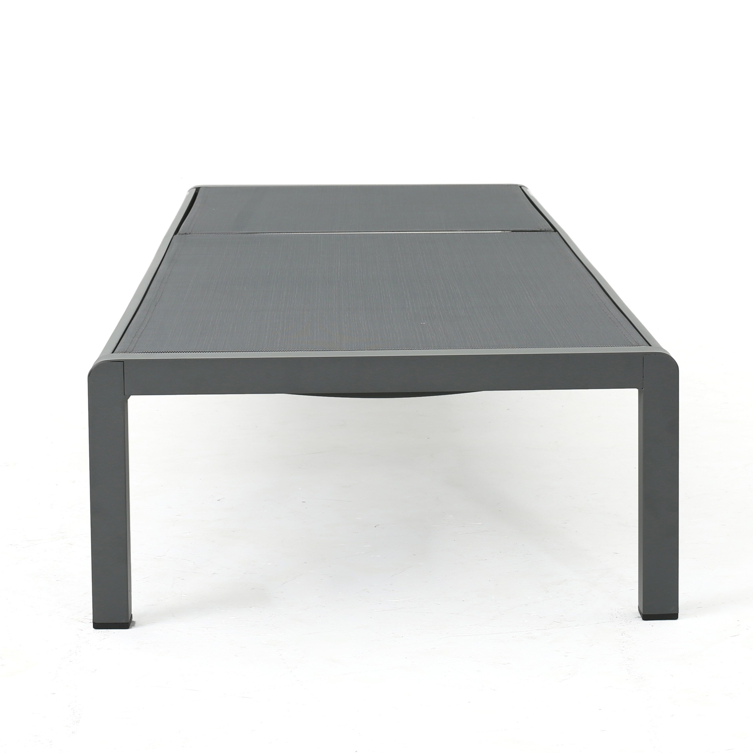 Gartenliege aus Aluminium, Modell Cape Coral (2er-Set), von Christopher Knight Home – 77,56 cm T x 25,20 cm B x 11,80 cm H