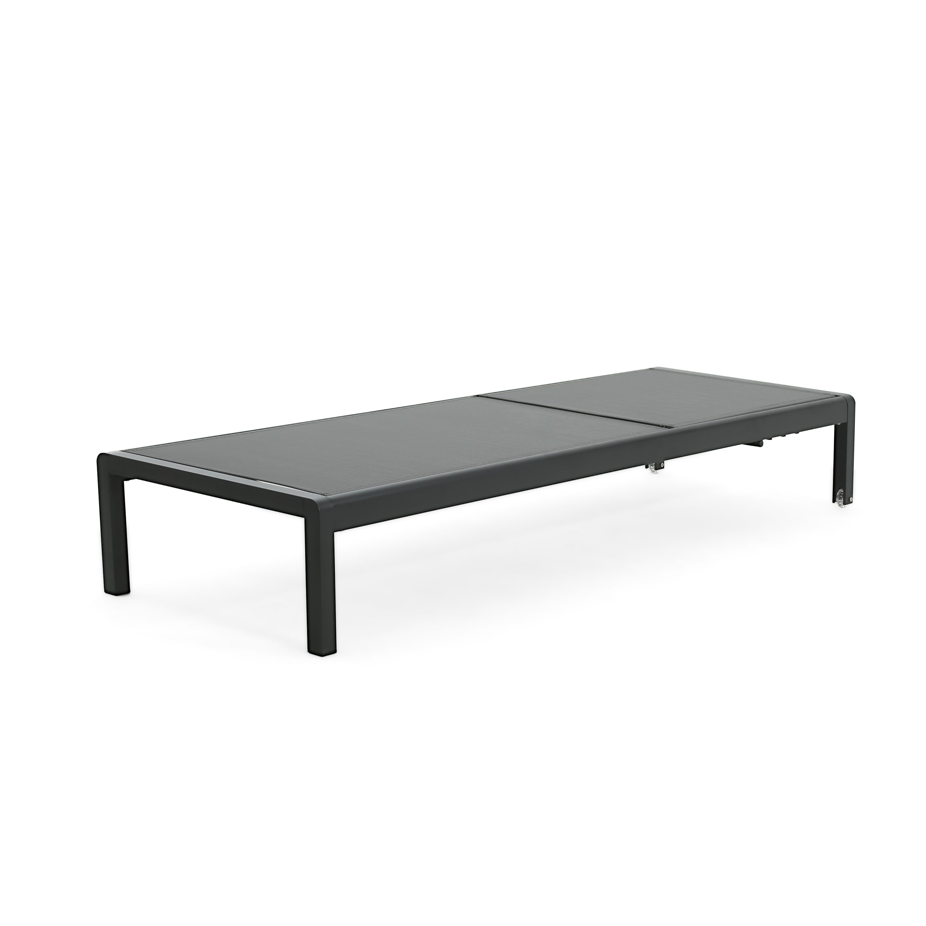 Gartenliege aus Aluminium, Modell Cape Coral (2er-Set), von Christopher Knight Home – 77,56 cm T x 25,20 cm B x 11,80 cm H