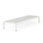 Gartenliege aus Aluminium, Modell Cape Coral (2er-Set), von Christopher Knight Home – 77,56 cm T x 25,20 cm B x 11,80 cm H