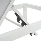 Gartenliege aus Aluminium, Modell Cape Coral (2er-Set), von Christopher Knight Home – 77,56 cm T x 25,20 cm B x 11,80 cm H