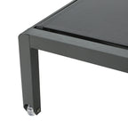 Gartenliege aus Aluminium, Modell Cape Coral (2er-Set), von Christopher Knight Home – 77,56 cm T x 25,20 cm B x 11,80 cm H