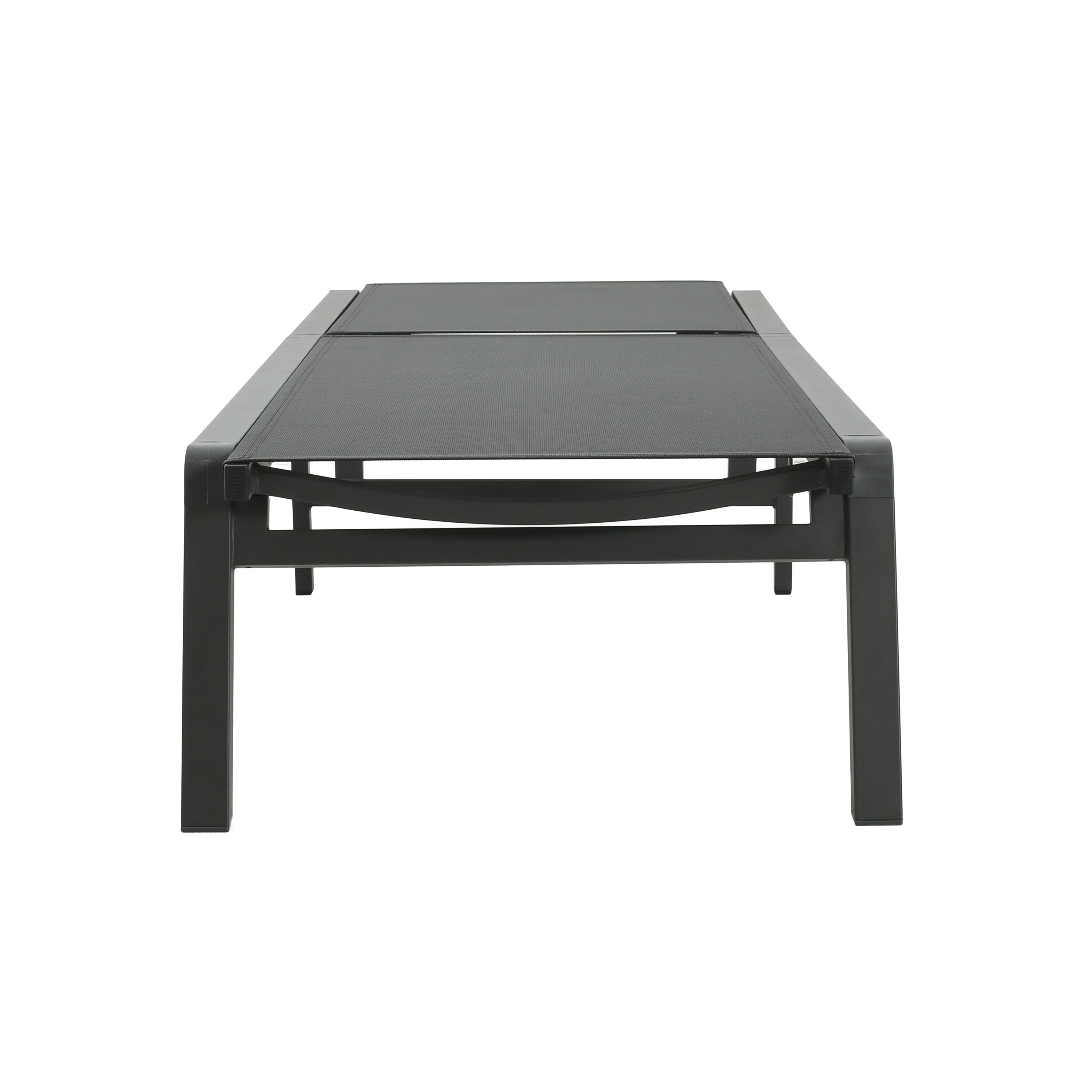 Gartenliege aus Aluminium, Modell Cape Coral (2er-Set), von Christopher Knight Home – 77,56 cm T x 25,20 cm B x 11,80 cm H