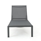 Gartenliege aus Aluminium, Modell Cape Coral (2er-Set), von Christopher Knight Home – 77,56 cm T x 25,20 cm B x 11,80 cm H