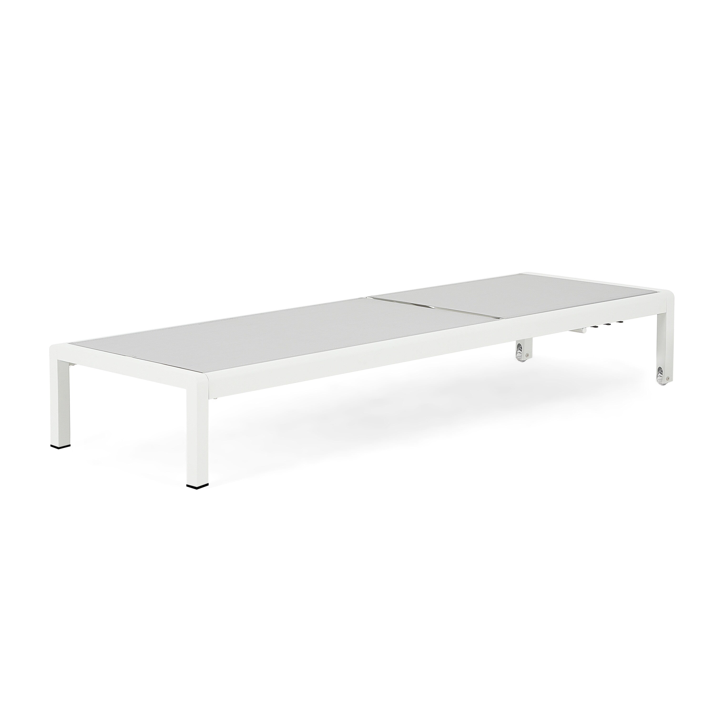 Gartenliege aus Aluminium, Modell Cape Coral (2er-Set), von Christopher Knight Home – 77,56 cm T x 25,20 cm B x 11,80 cm H