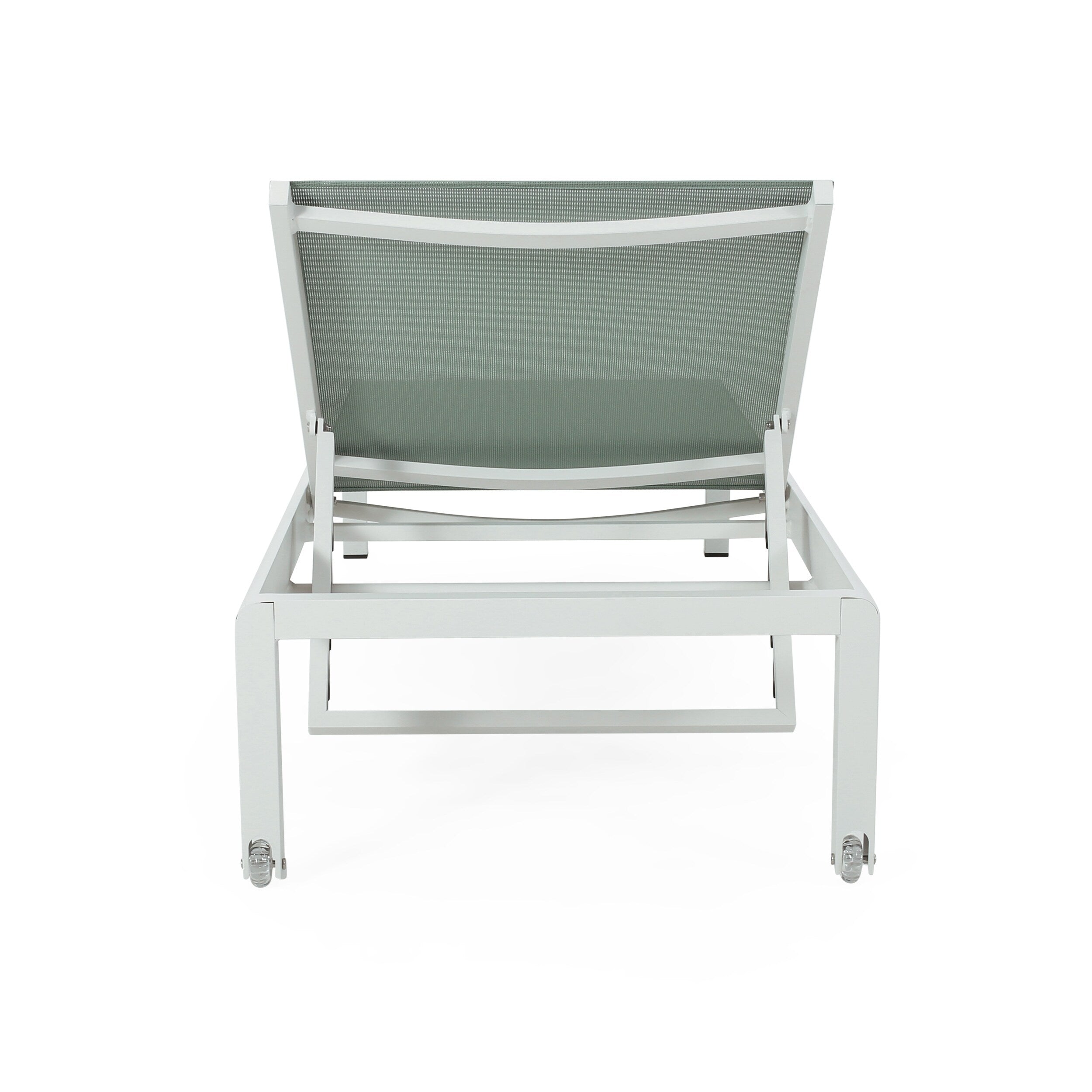Gartenliege aus Aluminium, Modell Cape Coral (2er-Set), von Christopher Knight Home – 77,56 cm T x 25,20 cm B x 11,80 cm H