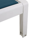 Gartenliege aus Aluminium, Modell Cape Coral (2er-Set), von Christopher Knight Home – 77,56 cm T x 25,20 cm B x 11,80 cm H