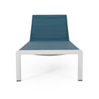 Gartenliege aus Aluminium, Modell Cape Coral (2er-Set), von Christopher Knight Home – 77,56 cm T x 25,20 cm B x 11,80 cm H