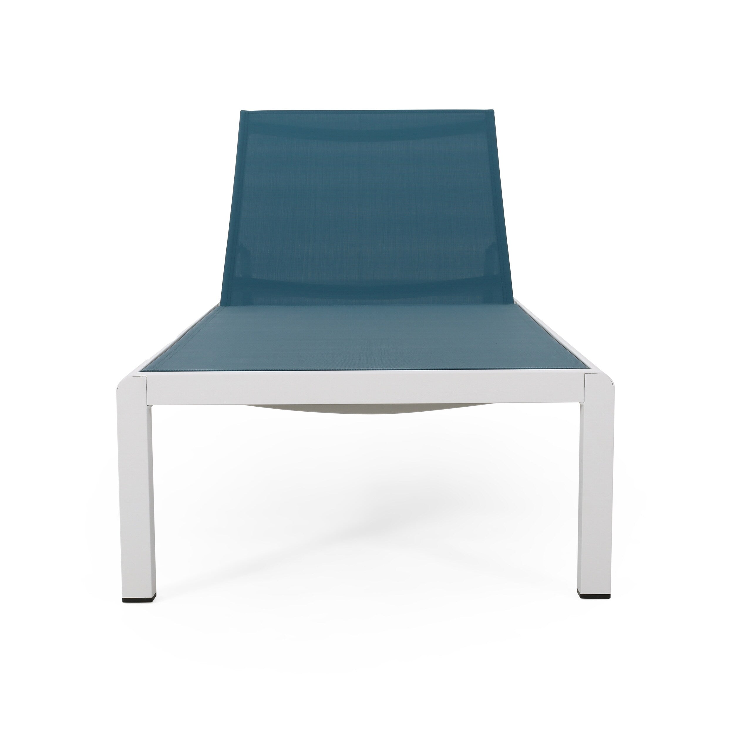 Gartenliege aus Aluminium, Modell Cape Coral (2er-Set), von Christopher Knight Home – 77,56 cm T x 25,20 cm B x 11,80 cm H