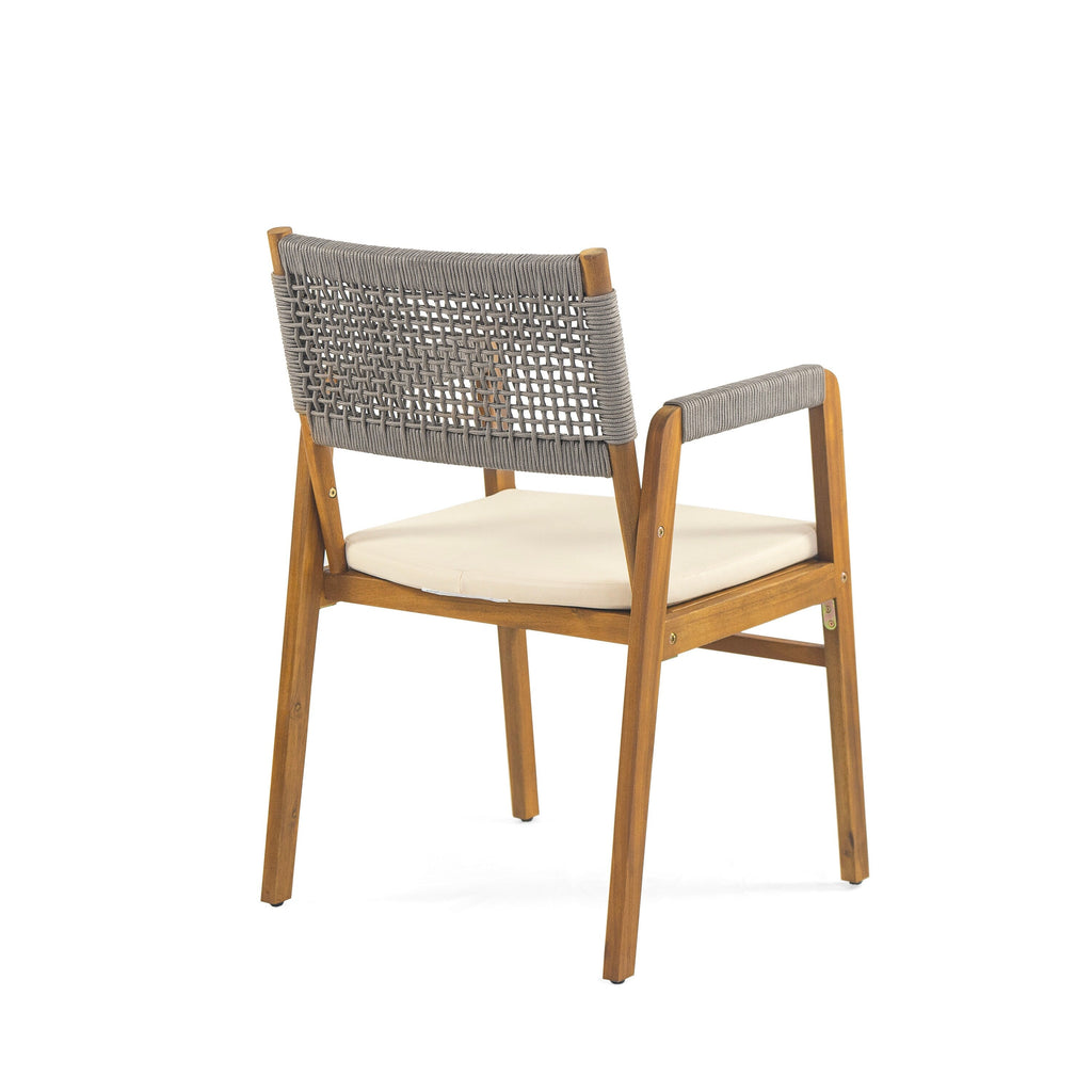 Captef Outdoor 5-teiliges Essgruppen-Set aus Akazienholz von Christopher Knight Home