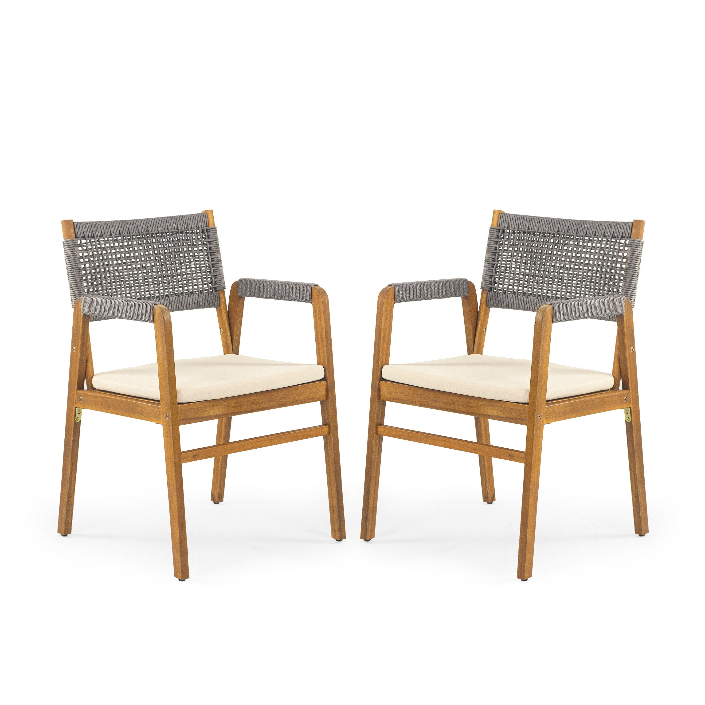 Captef Outdoor 5-teiliges Essgruppen-Set aus Akazienholz von Christopher Knight Home