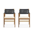 Captef Outdoor 5-teiliges Essgruppen-Set aus Akazienholz von Christopher Knight Home