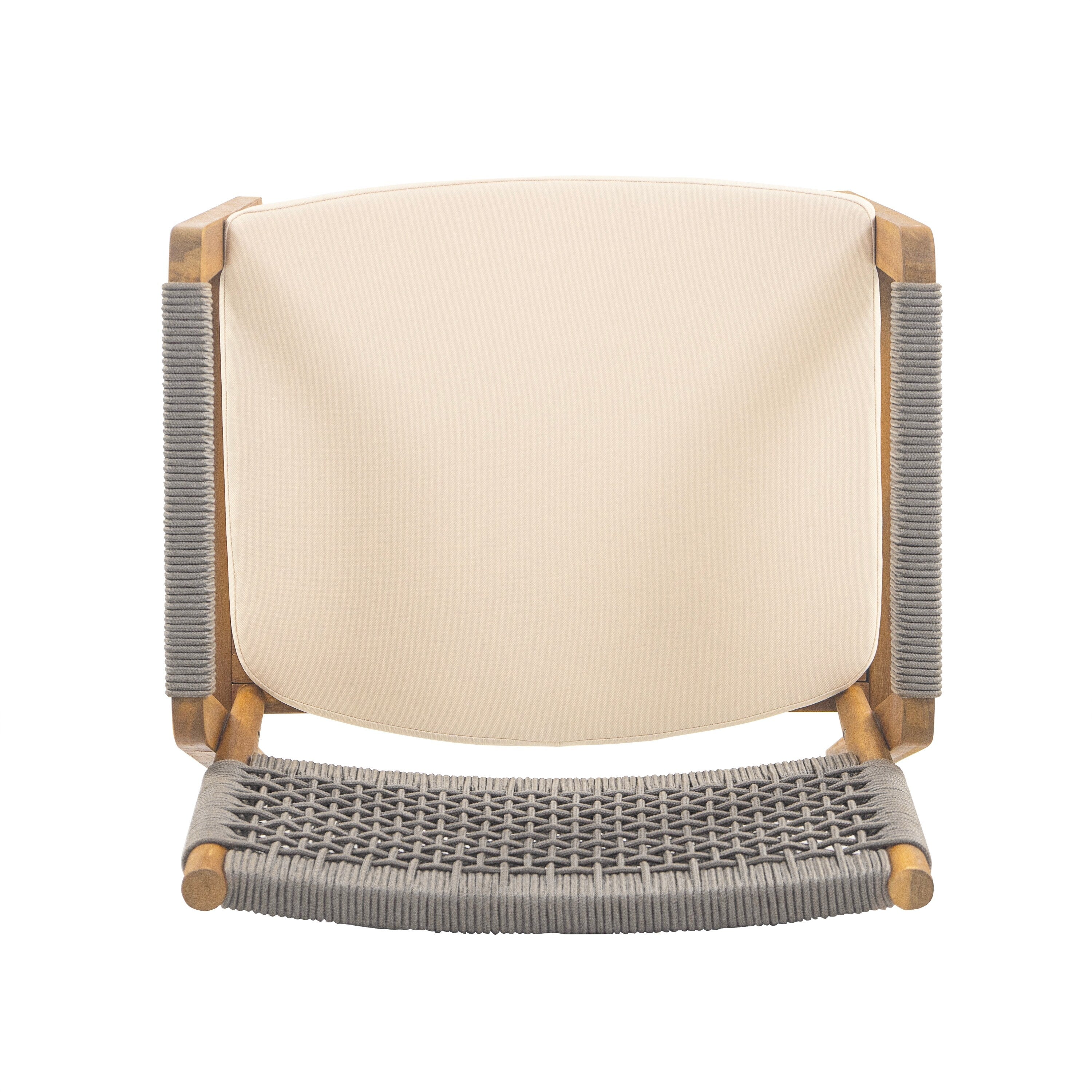 Captef Outdoor 5-teiliges Essgruppen-Set aus Akazienholz von Christopher Knight Home