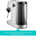 Casabrews 3700E 20-Bar-Profi-Espressomaschine mit Milchaufschäumer - Nicht verfügbar