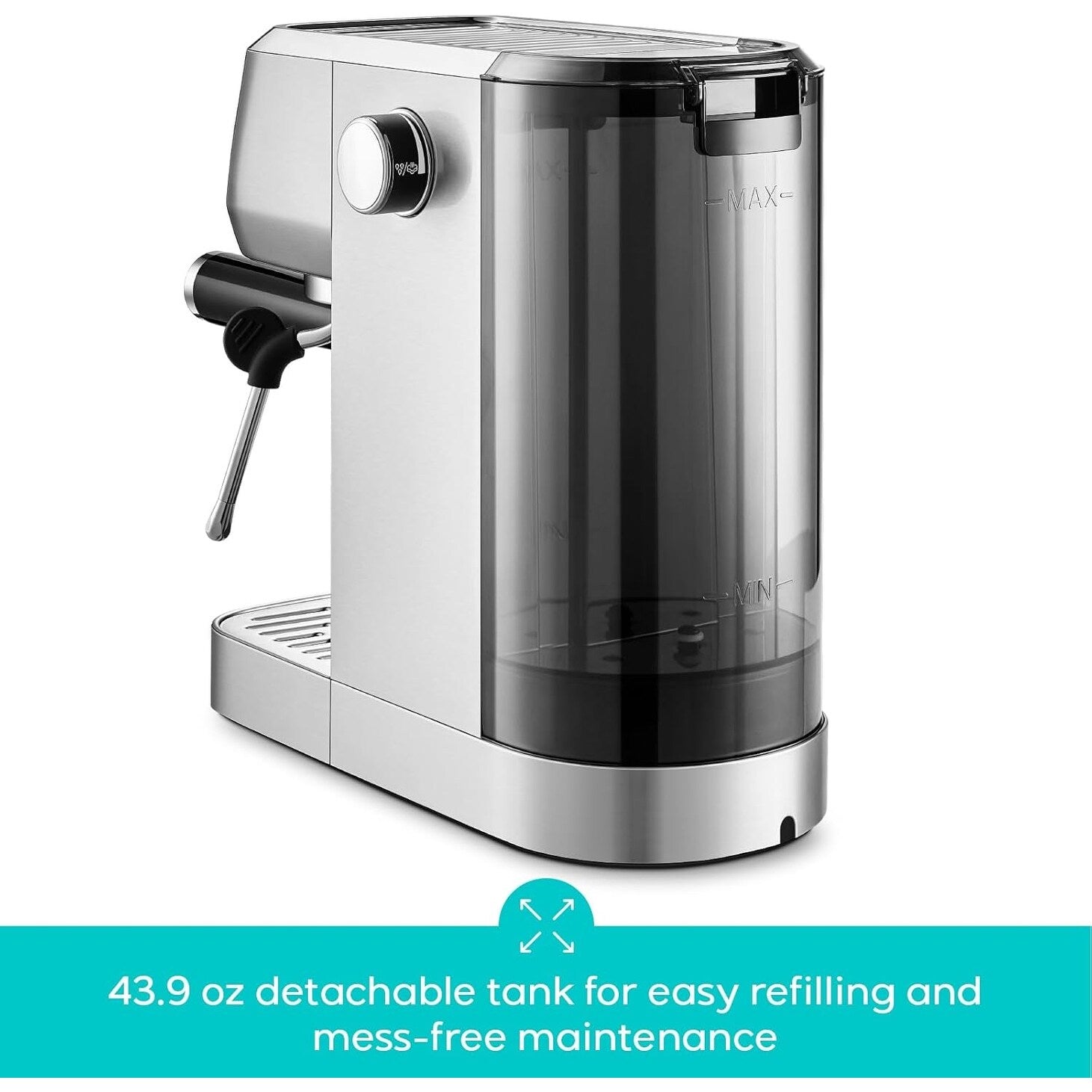 Casabrews 3700E 20-Bar-Profi-Espressomaschine mit Milchaufschäumer - Nicht verfügbar