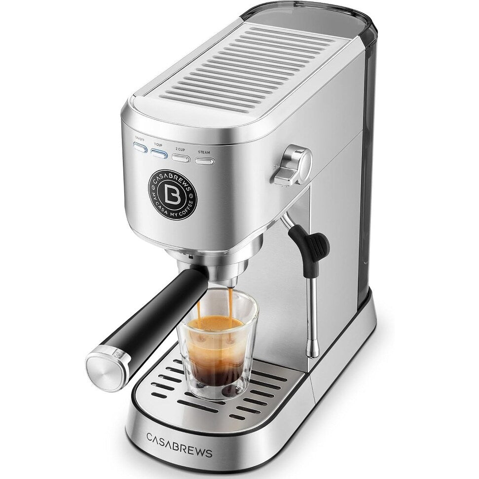 CASABREWS CM5418Basic 20-Bar Espressomaschine mit Milchaufschäumfunktion für Zuhause