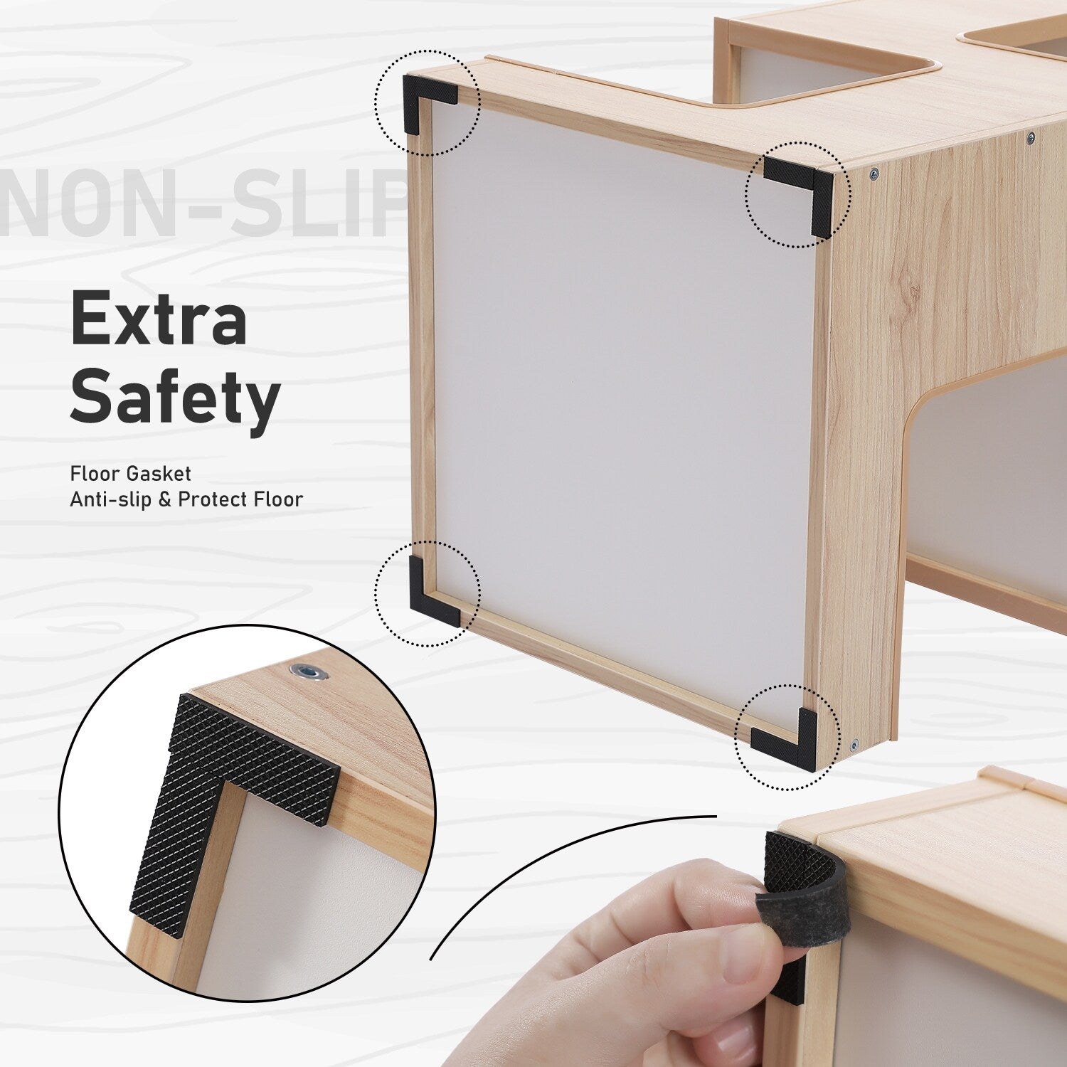 Katzenhaus, Katzenbett, Katzenbaum mit Kratzbrett und herausnehmbaren Matten